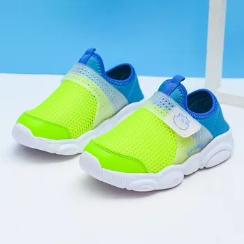 

Boys Summer Classical Sneakers Light-weight Children Casual Sports Shoes Size27-37 Hollow Out Teenager Breathable Running Shoes