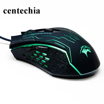 

Centechia USB Wired Mouse 3200DPI 7 Buttons Optical Gaming Game Mouse LED luminous mouse for PC Laptop Computer