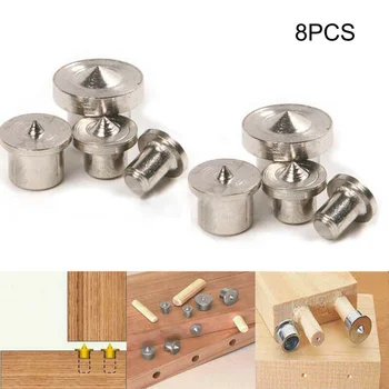 

8PCS Panel Furniture Positioning Woodworking Round Pin Locator Woodworking Machinery Parts