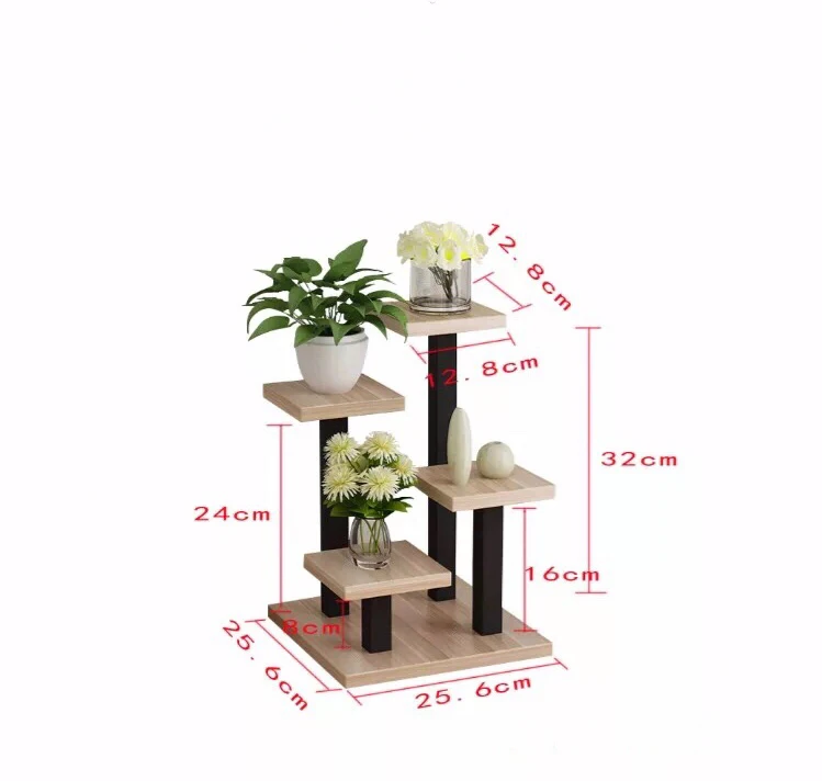 Многослойная функция маленький цветок стенд Простой Творческий мини офисный стол поверхность мясистые растения шаг лестница