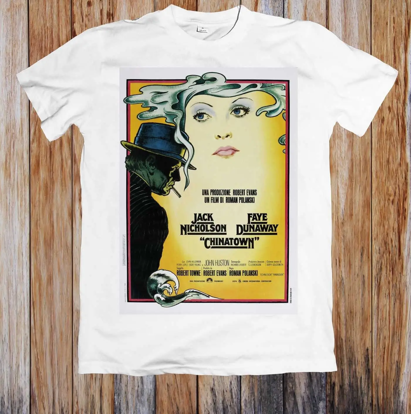 CHINATOWN 70 ретро постер унисекс футболка крутая Повседневная мужская новая модная