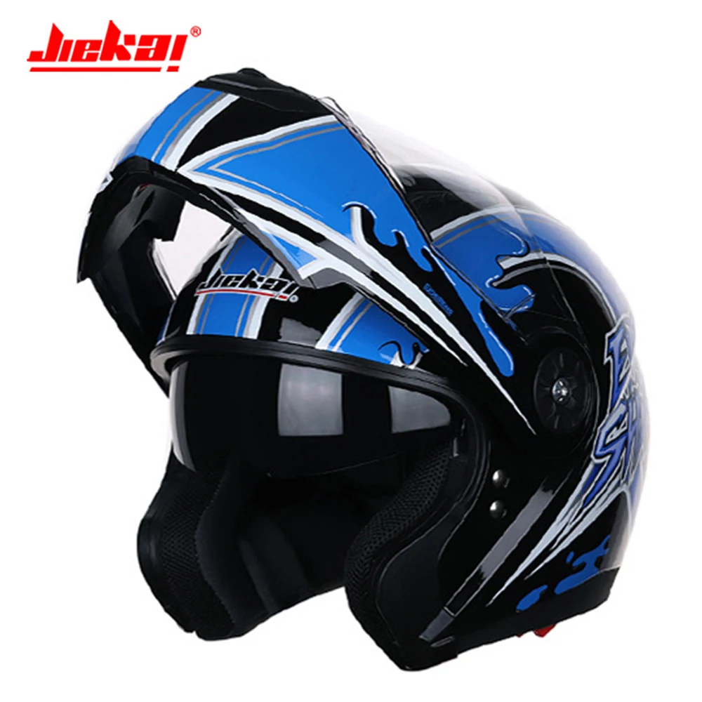 

JIEKAI Motorcycle Helmet Men Motocross Helmet Full Face Helmets Anti-fog Motorbike Chopper Racing Filp Up Modular Riding Casco