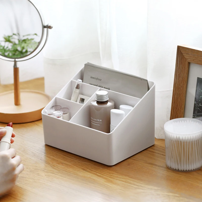 Multi-layer Cosmetic Storage Box Dormitory Skin Care Makeup Remote Control Office Articles Organizer Desktop Sundries Container