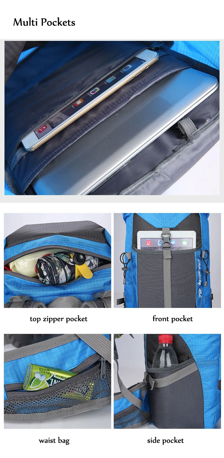 Мужской рюкзак унисекс с usb-зарядкой 50л, Дорожная Спортивная сумка, рюкзак для альпинизма, туризма, альпинизма, кемпинга для мужчин