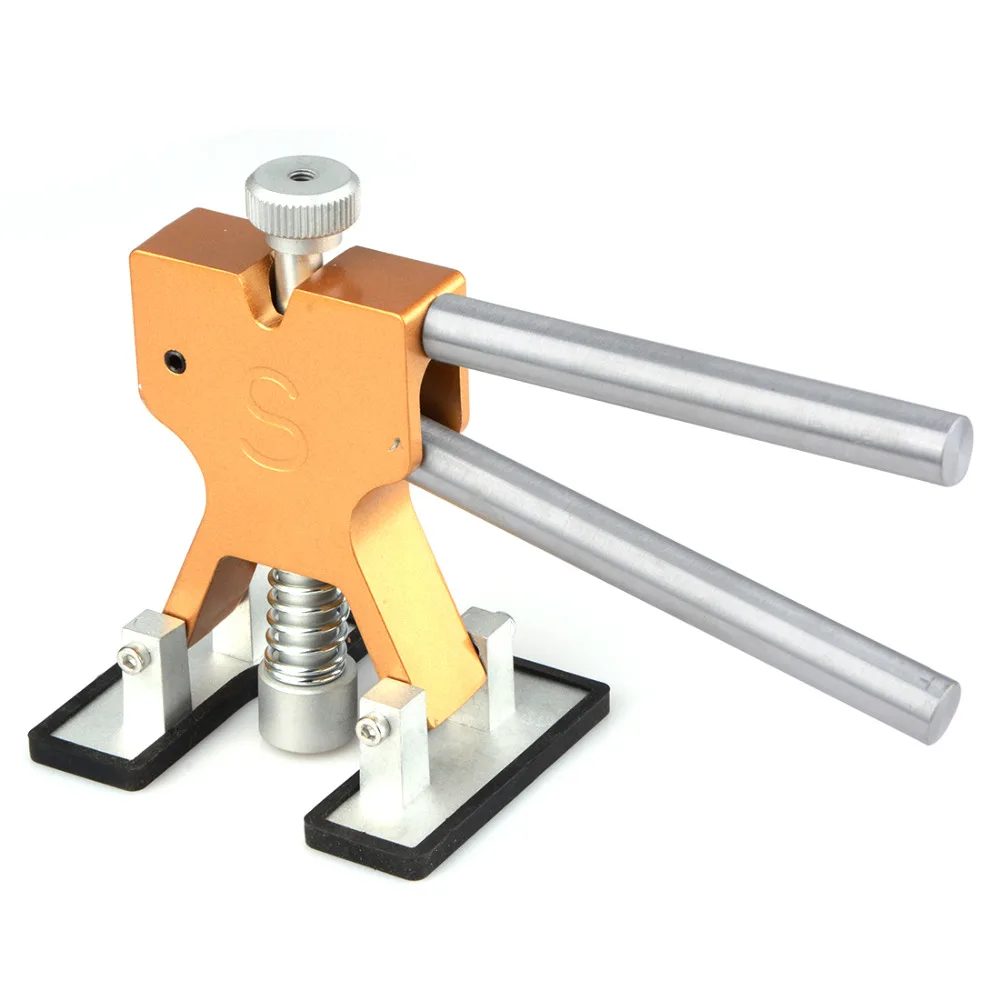 Auto Body Paintless Dent Repair Tool, Car Dent Puller With Hot Glue Gun Tabs Removal Door Dings Hail Damage Repair Minor Removal