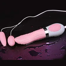 Sex toy for women Realistic Tongue Vibrator With Double Jump Eggs USB Charging Vaginal G-spot Clitoris Stimulator Masturbator