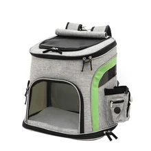 Портативный дышащий рюкзак для домашних животных для собак путешествия на открытом воздухе щенок автомобиль переноска для домашних животных ткань Оксфорд большой емкости Собаки Сумка L M