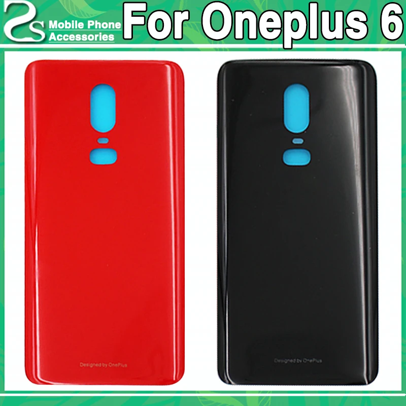 

New 1+6 6T Battery Cover For One Plus 6 1+6 Back Cover Reae Back Door Housing Case Replacement Parts