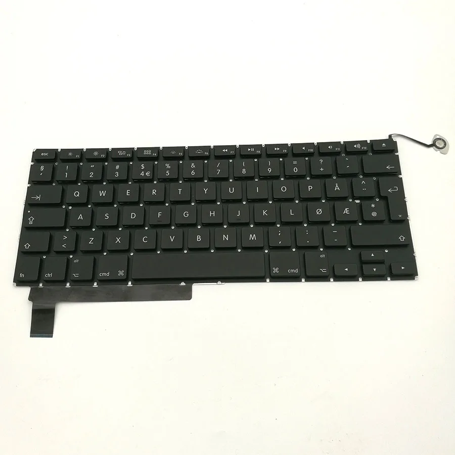 

New Laptop Keyboard Norway Norwegian Keyboard For Macbook Pro 15" A1286 2009 2010 2011 2012