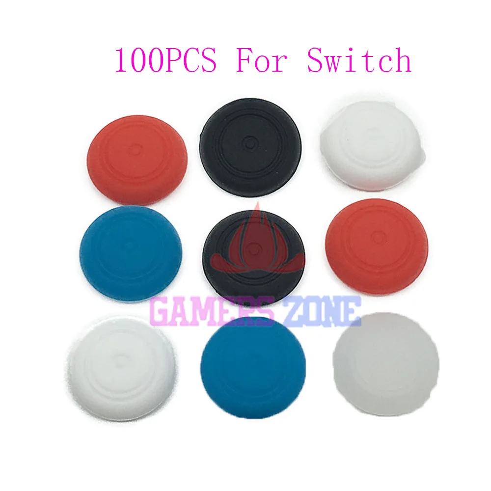 

100PCS Silicone Thumb Stick Grip Caps Gamepad For Nintendo Switch NS Analog Joystick Cover Case