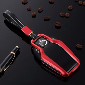 

Aluminum Alloy Car Key Case Cover Key Shell Remote Key Protective for BMW 2017 7 Series 730li 740li 750 Display Key