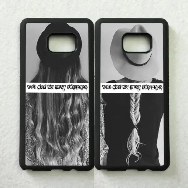 

you are my best friends love pair BFF soft phone case for samsung s6edge plus s7 edge s8 s9 s10 plus lite e note8 note9 case