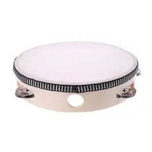 Перкуссия барабанный бубен рука Jingle для КТВ настольная игра; игрушка полиэфирная пленка