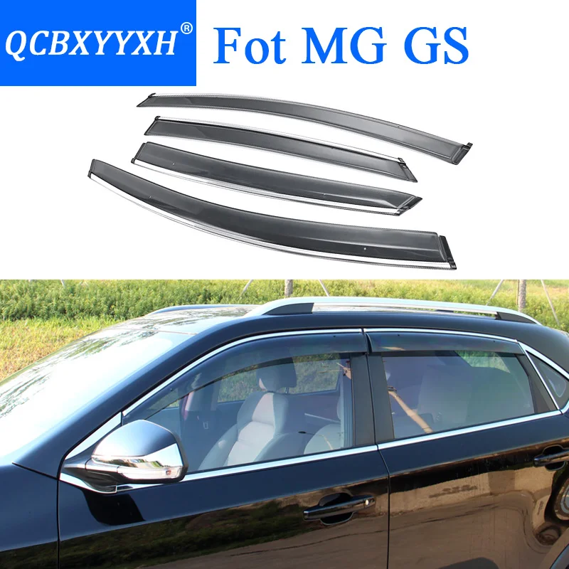 QCBXYYXH Car Styling Awnings Shelters Window Visors rain eyebrow Rain Shield Cover Sticker For MG GS 2015-2018 | Автомобили и
