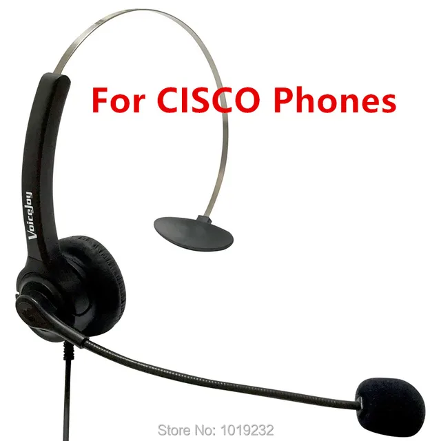 Nouveau Supplémentaires Oreillette Bureau Casque Rj9 Prise Casque