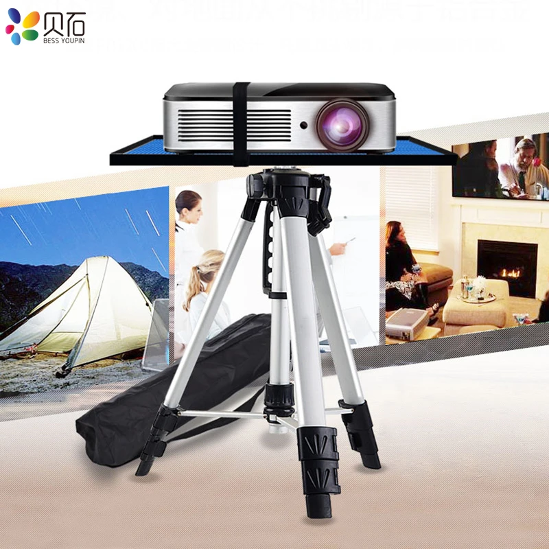 Portable Projector Tripod Mount Stand Free Lifting Dvd Player Tripod Bracket With Tray Height Adjustable Laptop Floor Holder Tv Mount Aliexpress