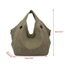 Модная женская сумка на плечо, холщовая Большая вместительная сумка, сумочка, кошелек, сумки