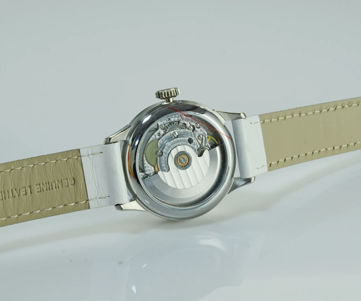 Lugyou для женщин женские часы из розового золота лучший бренд класса люкс Скелет механические Автоматические алмаз женские наручные часы кожа водонепроницаемый
