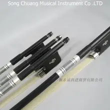 Ebony углеродное волокно Виолончель Лук Ebony вкладывая ушка