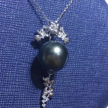 

New Design 925 Sterling Silver Pendant Component Findings Set Women's Parts for Oyster Edison Pearl Coral Jade Beads Stones