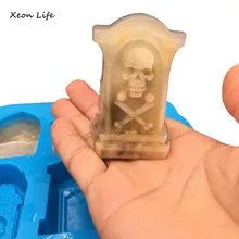 Новое поступление модный силиконовый творческий 3D надгробный камень Форма для льда вино Лед Куб лоток форма под лед лоток для Kicthen высокое качество