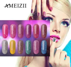 AMEIZII 7,5 мл неоновые гель UV/светодиодный выдерживает-гель для ногтей павлин красочные ногтей Гель-лак грунт Лаки лак маникюра 12 Цветов