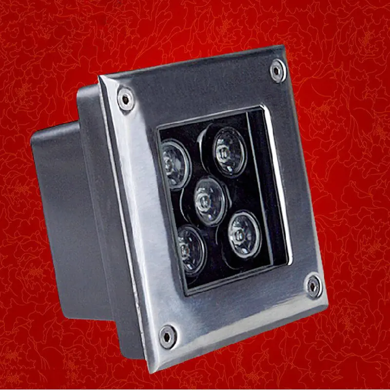 

Waterproof IP67 5*2W LED Underground Light, LED Underground Lamp AC100V-240V free shipping