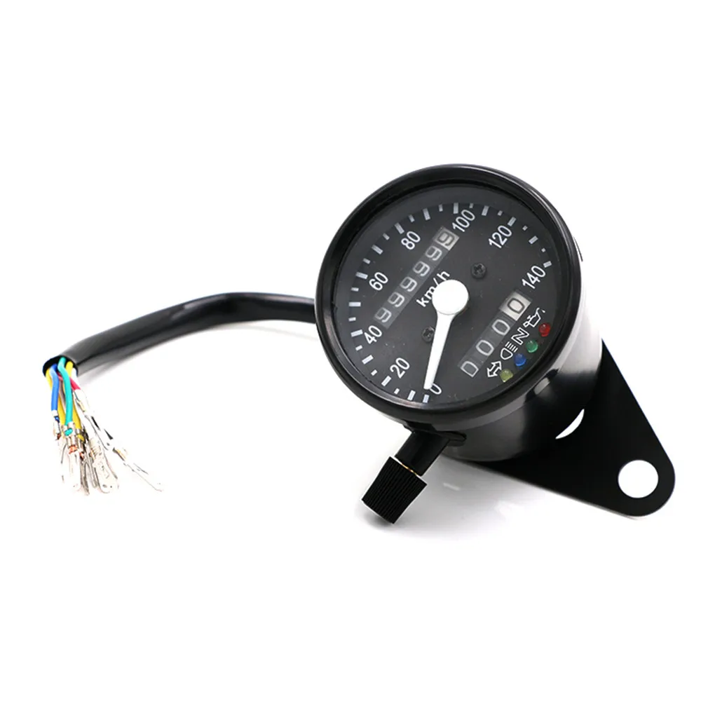 

DC 12V Universal Motorcycle Speedometer Odometer Dual LED Backlight Night Readable Speed Meter Gauge Motorbike