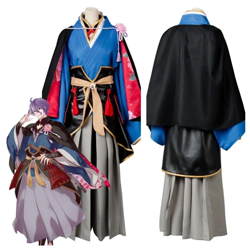 Touken Ranbu Kasen Kanesada, костюм для косплея, кимоно, платье, костюм, Униформа, комплект одежды