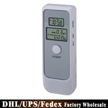 100 шт./лот Детектор двойной ЖК-дисплей цифровой алкотестер и Таймер анализатор Алкотестер PFT-662