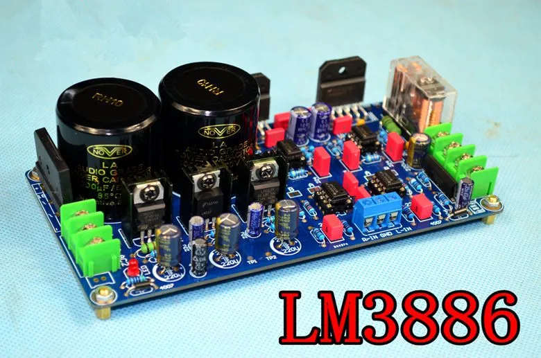 LM3886 Плата усилителя 68 Вт + DC servo 5534 независимый op amp двойной AC22 28V усилитель