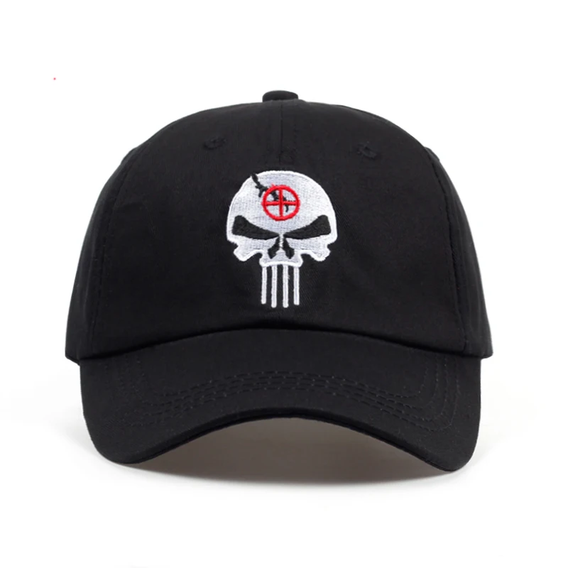 Каратель папа шляпа Военная зона Мужская Snapback Череп вышитые бейсбольная кепка хлопок уплотнение тактическая Кепка для мужчин женщин Открытый