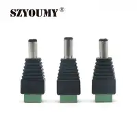 SZYOUMY 1000pcs/Lot DC Connector 2.1*5.5mm Female DC Power Jack Socket Plug Connector For 3528/5050/5730 Single Color Led Strip