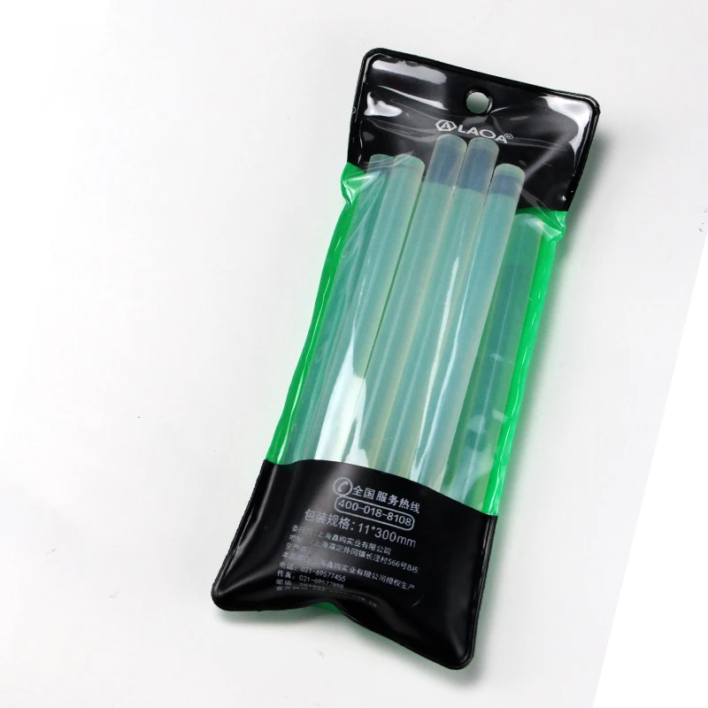 LAOA 10pcs 7mm/11mm Translucent Hot Melt Glue Sticks For Glue Gun Craft Album Tools