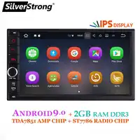 SilverStrong ''IPS 液晶ダブル Din Android9.0 ユニバーサル 2Din アンドロイド GPS ラジオユニバーサル 7 インチオートステレオ 2din 706