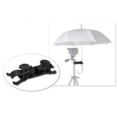  Portable Outdoor Camera Tripod Umbrella Holder Clip Bracket Stand Clamp Photography Accessory Offer