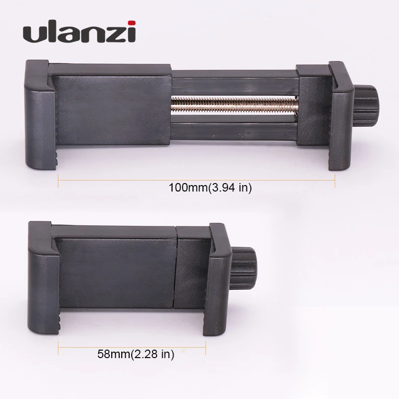  Ulanzi Universal Rotated Tripod Mount Holder Stand Bracket Clip Mount for iPhone Samsung Meizu Xiao