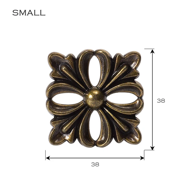 Traditional Country Style Metal Decor Electronic Plating Zinc Metal Decor Electronic Plating Zinc