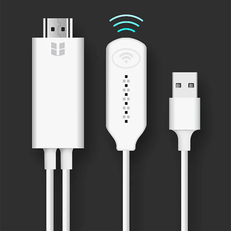 Беспроводной ТВ Стик WiFi зеркальный кабель к HDMI конвертеру 1080P HDTV адаптер для iPhone