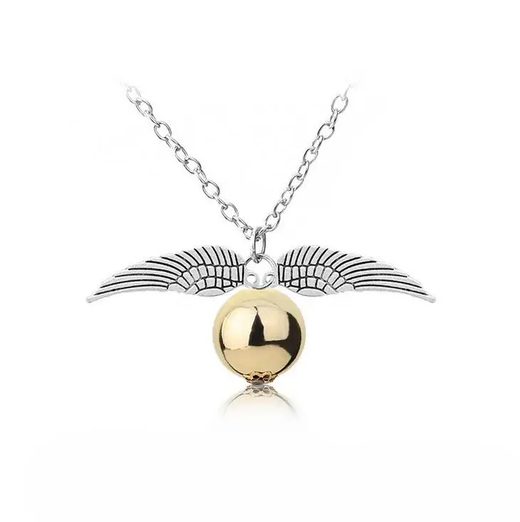 Hp Potter Movie Time Turner ожерелье с песочными часами шесть фаланги волшебные палочки для ключей подвеска металлическая фигурка кольцо для ключей с игрушкой ожерелье - Цвет: 1