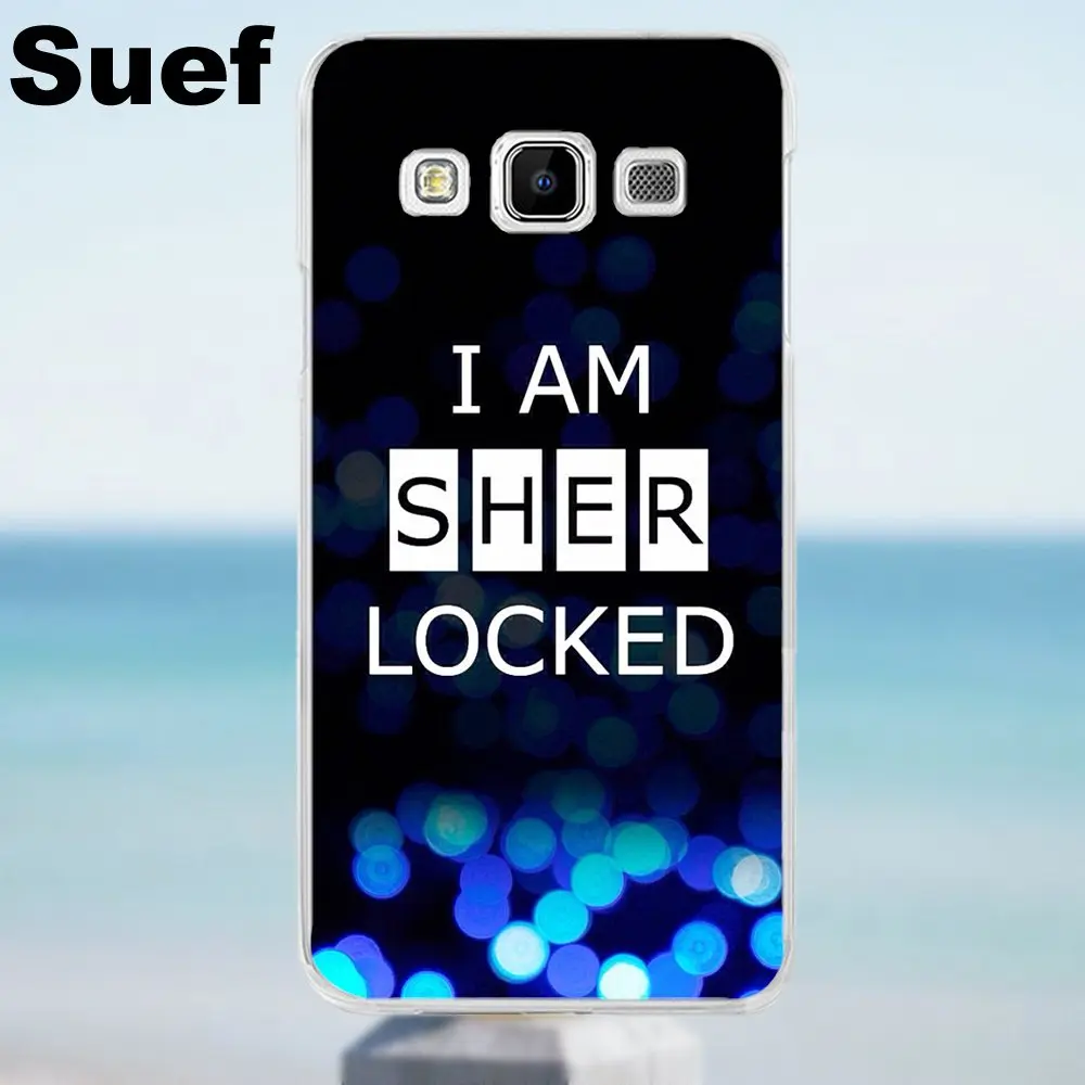 Suef I Am Sherlocked обои для Galaxy Alpha Core Prime Note 2 3 4 5 S3 S4 S5 S6 S7 S8 mini edge Plus мягкие чехлы|case cover|s7
