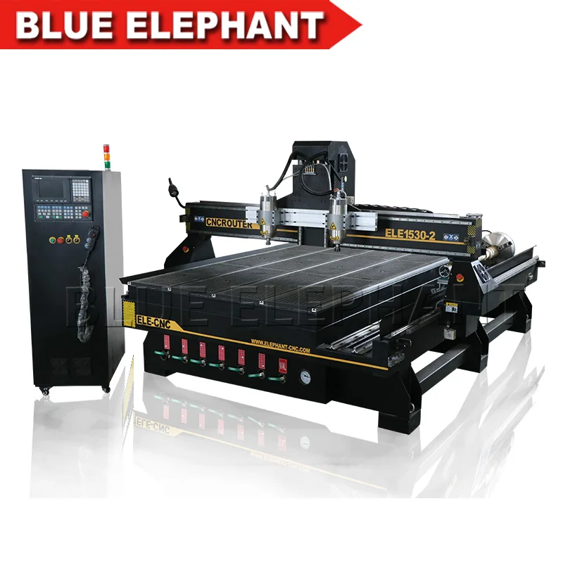 Гравировальный станок с ЧПУ Blue Elephant одной головкой и шпинделями 1530- 2 |