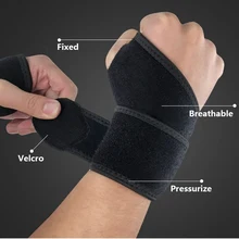 1 шт. фиксатор запястья защита для колена регулируемые Фитнес-Упражнения Повязка На Запястье бинт эластичный Фиксатор для запястья защитный унисекс