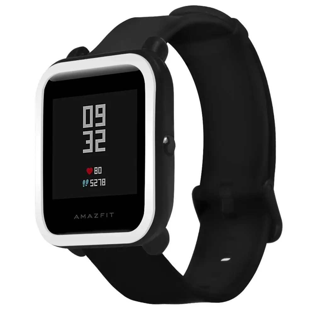 Мягкий ТПУ защитный силиконовый чехол для Huami Amazfit Bip Молодежные Часы SmartWatch Watachband Спортивные товары аксессуары - Цвет: B