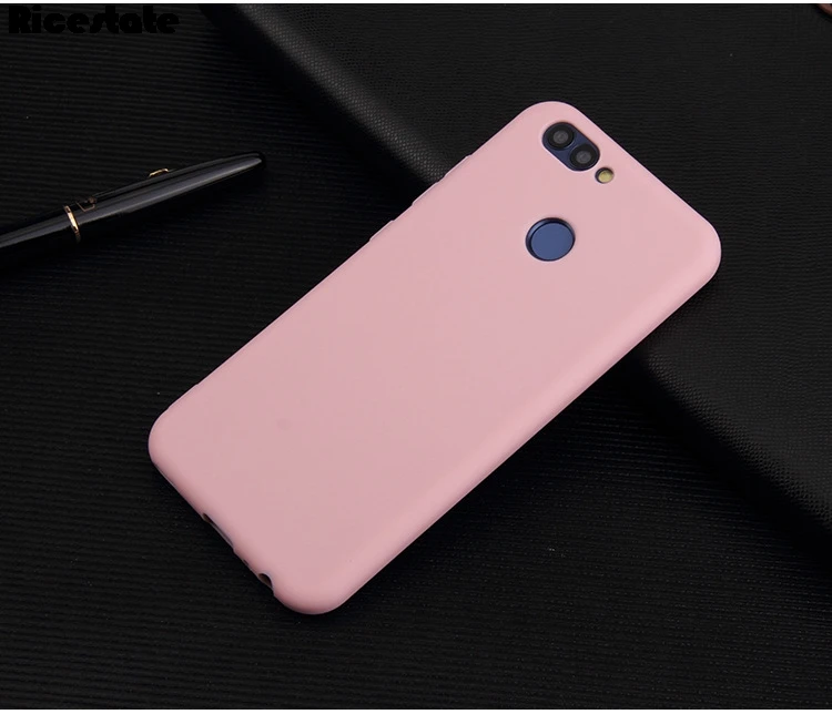 Чехол для Huawei Nova 2 Plus прозрачный и матовый однотонный силиконовый мягкий чехол из