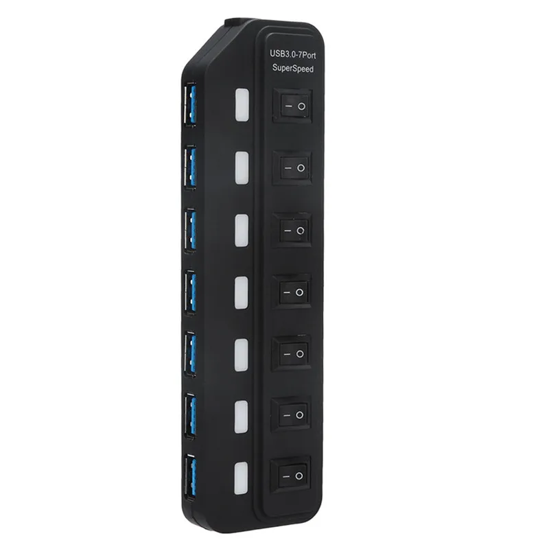 Ecosin2 USB концентраторы usb концентратор 3 0 с адаптером питания 7 портов