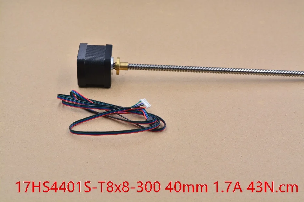 3d print motor nema17 stepper motor with T8 screw lead 8mm 300mm 42 motor 42BYGH mill