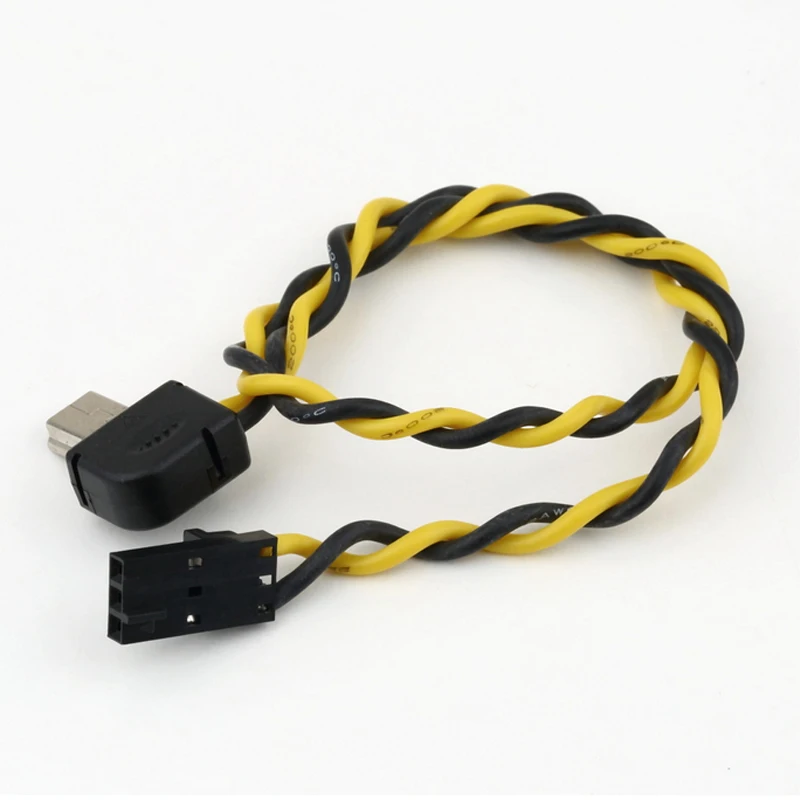 1pcs LS4G Gopro Hero3 USB 90 Degree Connector to AV Video Output Cable