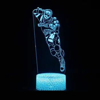 

Game Series 3d Led Lamp Creative Gift Visual 3dcolorful Night Lamp College Dorm Decorations Color Change Led Lamps