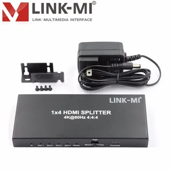 

LINK-MI LM-SP06S HDMI 2.0 1x4 HDMI Splitter, HDCP2.2 18Gbps Input ports 1xHDMI(female) Output ports 4xHDMI outputs(female)